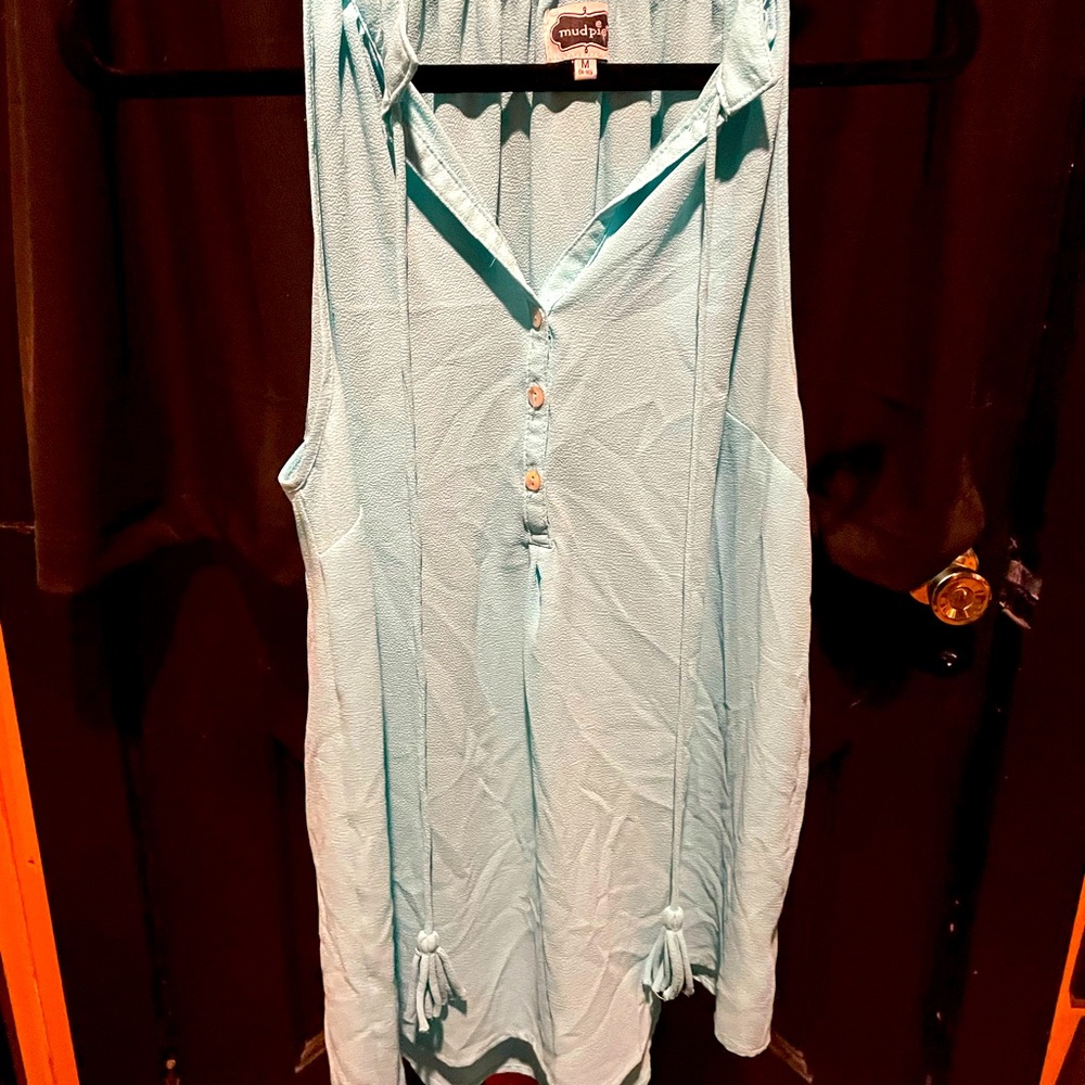 Mud pie beautiful turquoise summer shirt